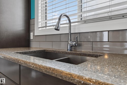 135 Gilmore Way, Spruce Grove, AB - Indoor Photo Showing Kitchen With Double Sink