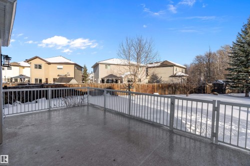 View of patio / terrace with a residential view - 1409 Westerra Bay, Stony Plain, AB - Outdoor