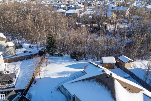 View of snowy aerial view - 1409 Westerra Bay, Stony Plain, AB - Outdoor