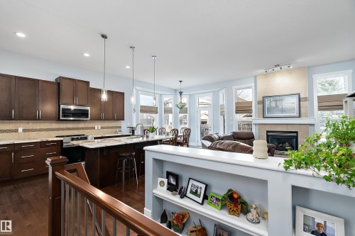 1409 Westerra Bay, Stony Plain, AB - Indoor Photo Showing Kitchen With Upgraded Kitchen