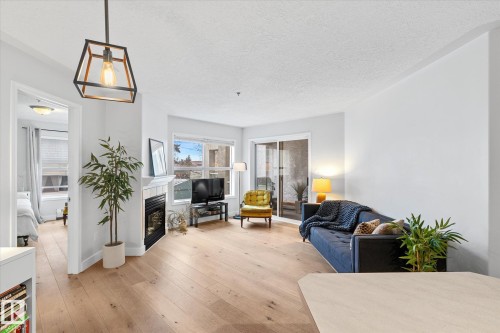 207 12028 103 Avenue, Edmonton, AB - Indoor With Fireplace