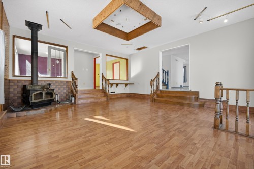 3801 33 Avenue, Leduc, AB - Indoor Photo Showing Other Room With Fireplace