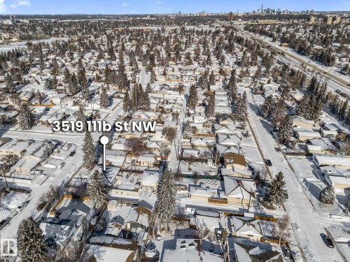 View of property location with nearby suburban area - 3519 111B Street, Edmonton, AB - Outdoor With View