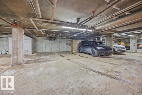 202 8108 109 Street, Edmonton, AB - Indoor Photo Showing Garage