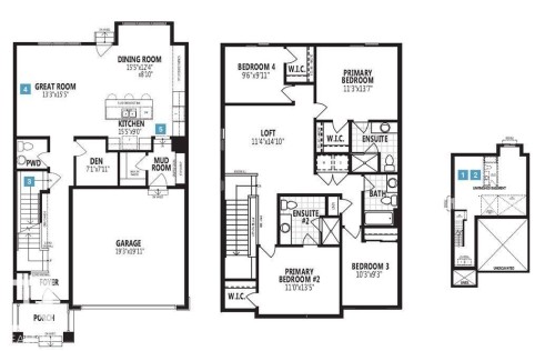 View of home floor plan - 20509 16A Avenue, Edmonton, AB - Other