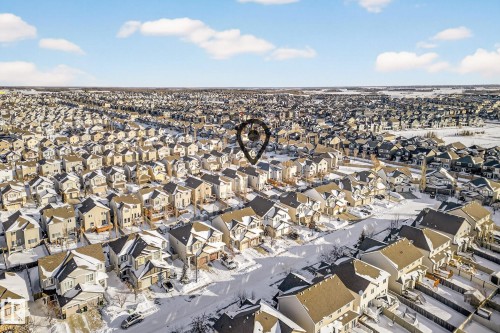 Aerial view of residential area - 1734 63A Street, Edmonton, AB - Outdoor With View