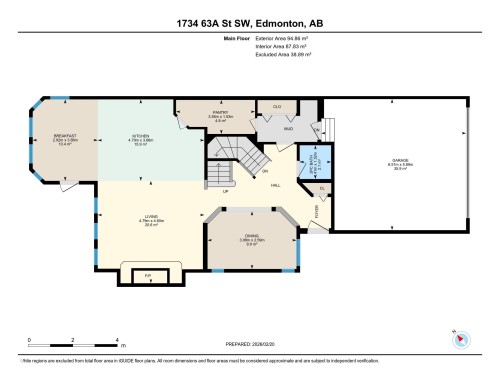 View of floor plan / room layout - 1734 63A Street, Edmonton, AB - Other