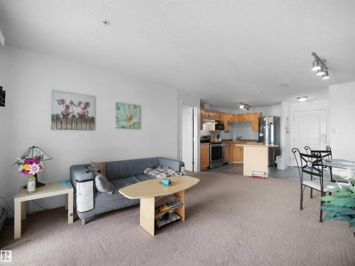 318 3425 19 St Nw, Edmonton, AB - Indoor Photo Showing Living Room