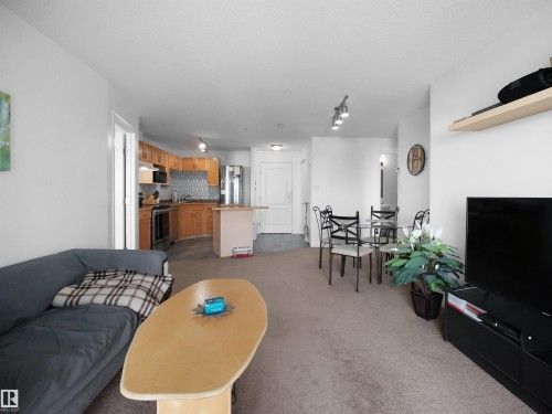 318 3425 19 St Nw, Edmonton, AB - Indoor Photo Showing Living Room