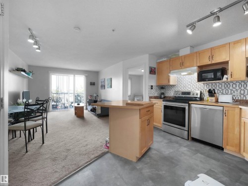 318 3425 19 St Nw, Edmonton, AB - Indoor Photo Showing Kitchen