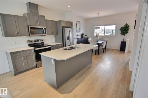 1512 157 Street, Edmonton, AB - Indoor Photo Showing Kitchen With Double Sink With Upgraded Kitchen