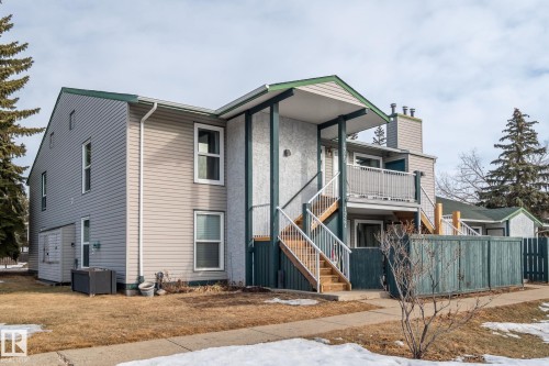 View of front of property featuring stairs and stucco siding - 1925 Saddleback Road, Edmonton, AB - Outdoor