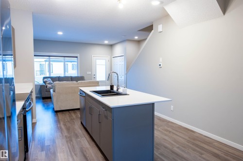 1527 16 Avenue, Edmonton, AB - Indoor Photo Showing Kitchen With Double Sink