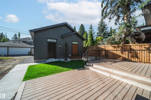 40A Valleyview Crescent, Edmonton, AB - Outdoor With Deck Patio Veranda With Exterior