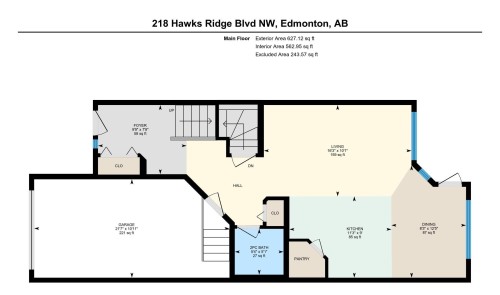 View of room layout - 218 Hawks Ridge Boulevard, Edmonton, AB - Other