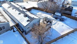 View of snowy aerial view. Shingles done in 2020 - 