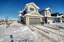 View of front of property featuring a residential view - 3716 46 Avenue, Beaumont, AB  - Outdoor With Facade 