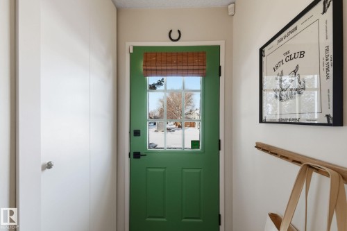 View of doorway to outside - 18717 57 Avenue, Edmonton, AB - Indoor Photo Showing Other Room