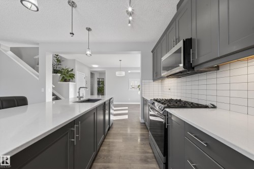 1234 Daniels Crescent, Edmonton, AB - Indoor Photo Showing Kitchen With Upgraded Kitchen