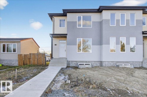 View of front of home featuring stucco siding - 10506 162 Street, Edmonton, AB - Outdoor