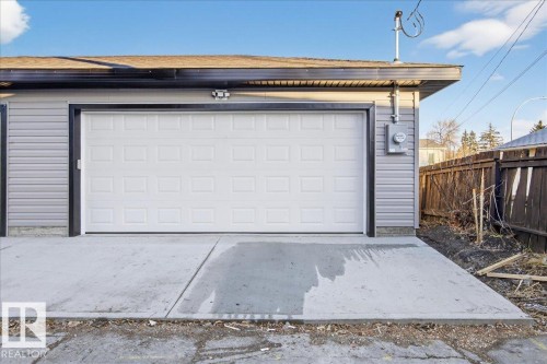 View of garage - 10506 162 Street, Edmonton, AB - Outdoor