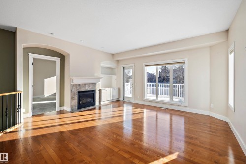 7 17603 99 Street, Edmonton, AB - Indoor Photo Showing Living Room With Fireplace