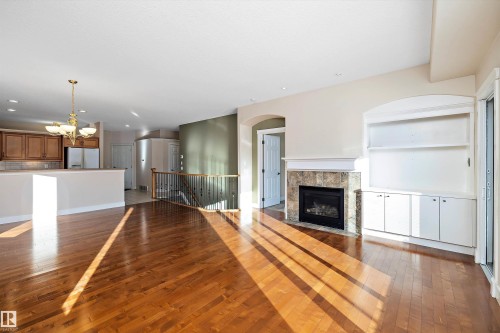 7 17603 99 Street, Edmonton, AB - Indoor Photo Showing Living Room With Fireplace