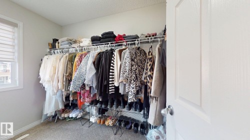 Walk in closet featuring carpet - 1275 Chappelle Boulevard Sw, Edmonton, AB - Indoor With Storage