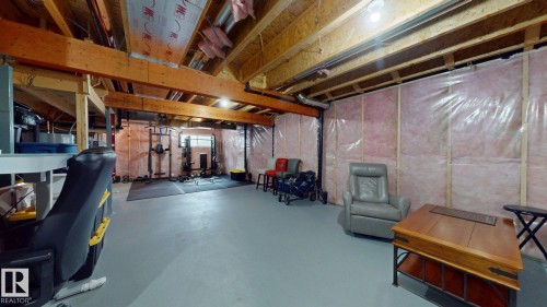 View of basement - 1275 Chappelle Boulevard Sw, Edmonton, AB - Indoor Photo Showing Basement
