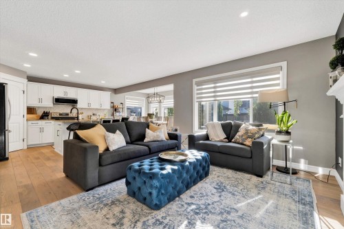 17437 5A Avenue, Edmonton, AB - Indoor Photo Showing Living Room