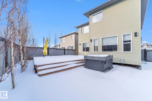 17437 5A Avenue, Edmonton, AB - Outdoor With Deck Patio Veranda With Exterior