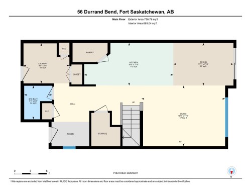 View of floor plan / room layout - 56 Durrand Bend, Fort Saskatchewan, AB - Other