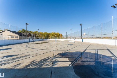 Surrounding community featuring volleyball court and a mountain view - 2412 192 Street, Edmonton, AB - Outdoor