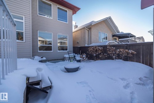 Snow covered property - 16454 61A Street, Edmonton, AB - Outdoor With Exterior