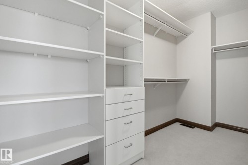 Walk in closet featuring light carpet - 12634 16A Avenue, Edmonton, AB - Indoor With Storage