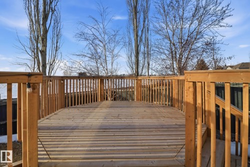 View of wooden deck - 12634 16A Avenue, Edmonton, AB - Outdoor