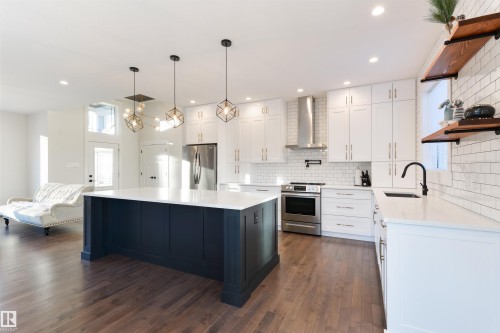 14 2406 Twp Road 540, Rural Lac Ste. Anne County, AB - Indoor Photo Showing Kitchen With Upgraded Kitchen