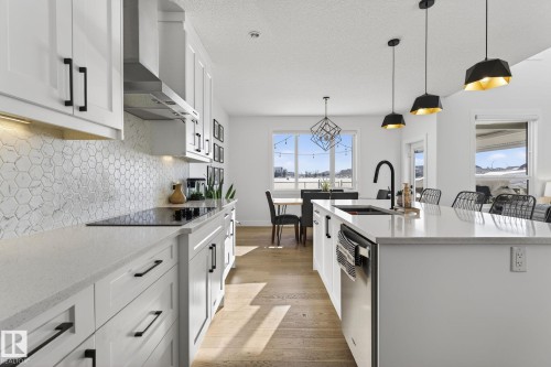 153 Henderson Link, Spruce Grove, AB - Indoor Photo Showing Kitchen With Upgraded Kitchen
