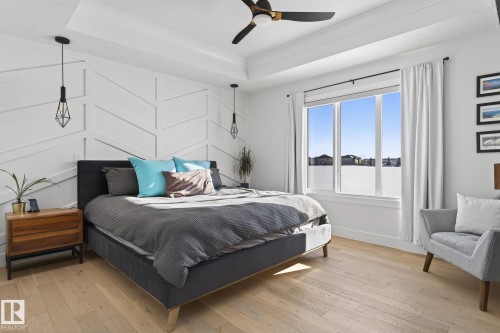 153 Henderson Link, Spruce Grove, AB - Indoor Photo Showing Bedroom