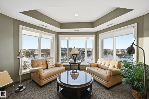 3 35 Sturgeon Road, St. Albert, AB - Indoor Photo Showing Living Room