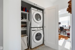 Laundry room is located upstais - 