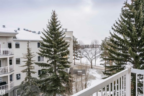 Snow covered property - 408 10935 21 Avenue, Edmonton, AB - Outdoor With Balcony