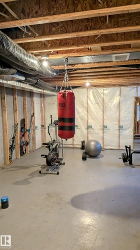 47 Hartwick Crest, Spruce Grove, AB - Indoor Photo Showing Basement