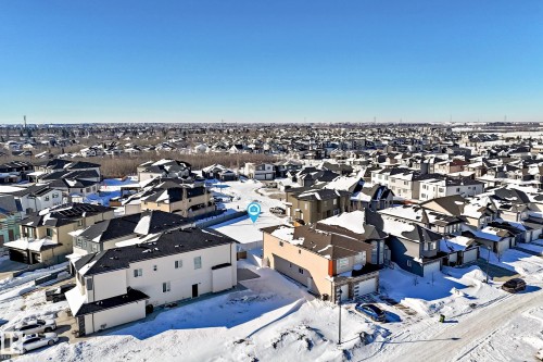 Aerial perspective of suburban area - 1004 148 Avenue, Edmonton, AB 