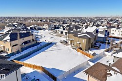 Aerial perspective of suburban area - 