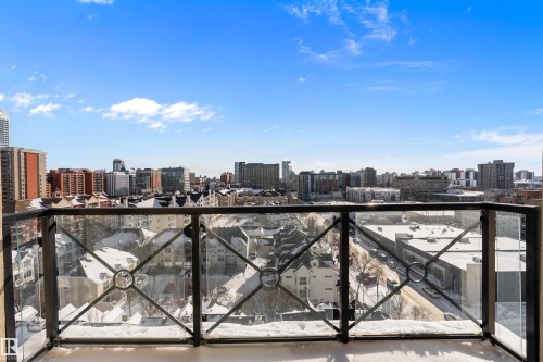 1004 10303 111 Street, Edmonton, AB - Outdoor With Balcony With View