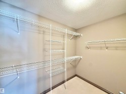 Walk in closet with light colored carpet - 