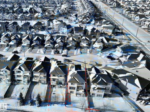 Aerial view of residential area - 1019 174 Street, Edmonton, AB - Outdoor With View