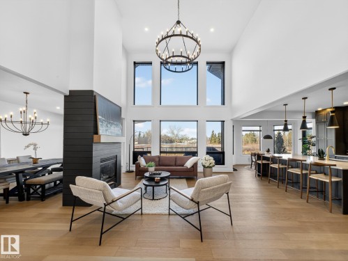 92 Nottingham Harbour, Sherwood Park, AB - Indoor With Fireplace