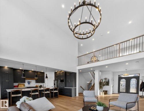 92 Nottingham Harbour, Sherwood Park, AB - Indoor Photo Showing Living Room